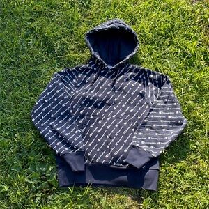 Champion Black and White Patterned Hoodie